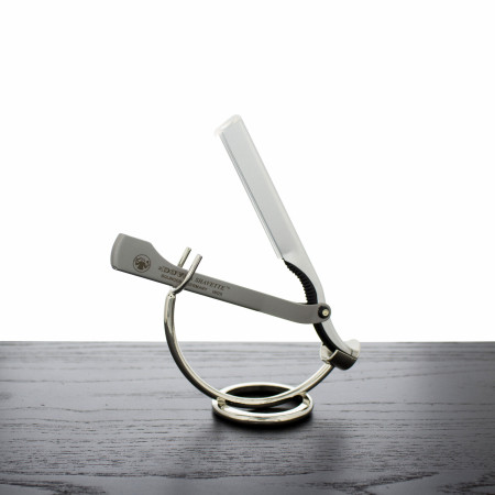 Dovo Shavette Straight Razor, Stainless Steel Handle